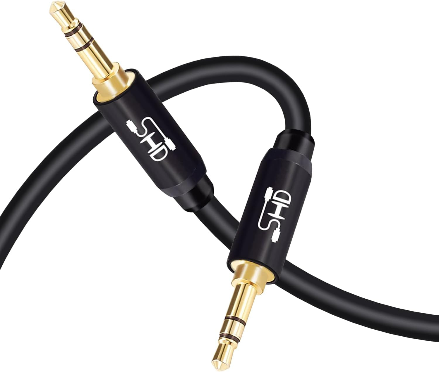 Aux Cable, 3.5Mm Audio Cable Aux for Car Auxiliary Audio Stereo Cable 3.5Mm Cord Premium Sound Dual Shielded with Gold Plated Connectors-6Feet…