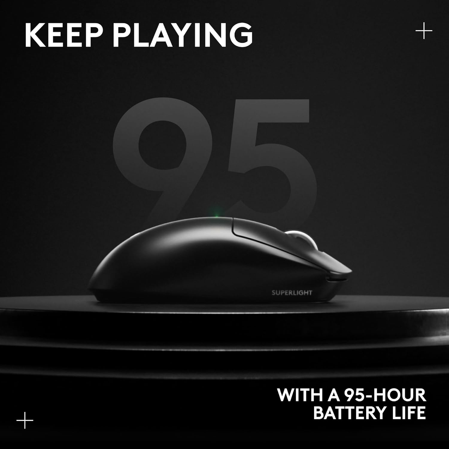 PRO X SUPERLIGHT 2 Wireless Gaming Mouse, 60G Pro-Grade with 5 Programmable Buttons, 44K DPI Sensor, 8Khz Report Rate, USB-C Charging for Pc/Mac - Black