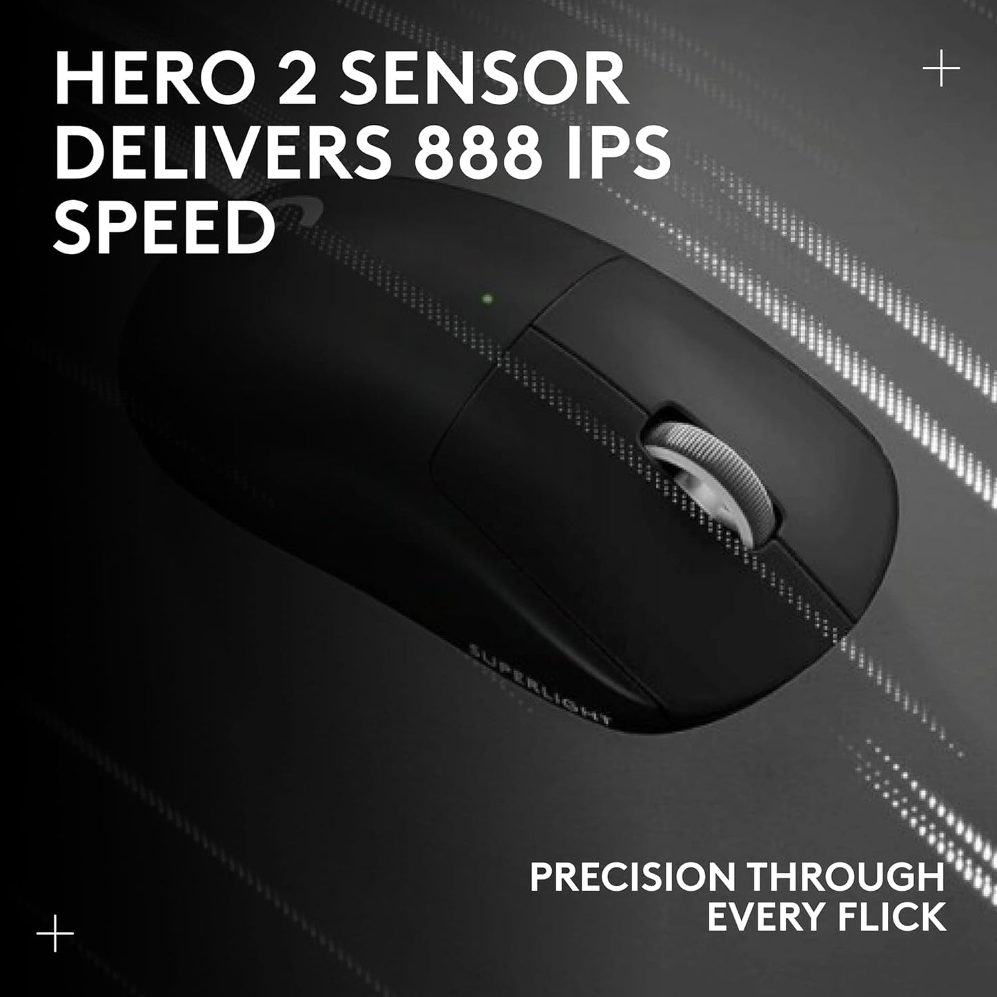 PRO X SUPERLIGHT 2 Wireless Gaming Mouse, 60G Pro-Grade with 5 Programmable Buttons, 44K DPI Sensor, 8Khz Report Rate, USB-C Charging for Pc/Mac - Black