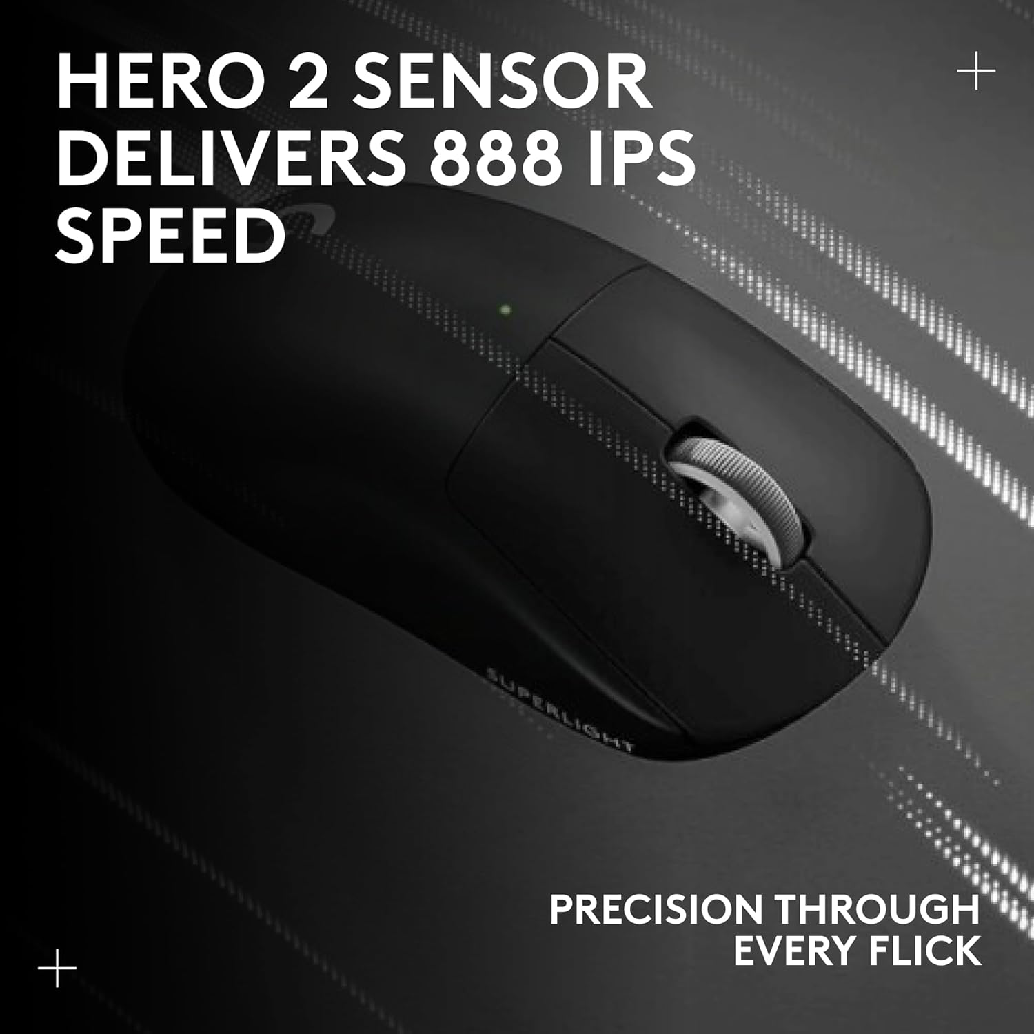 PRO X SUPERLIGHT 2 Wireless Gaming Mouse, 60G Pro-Grade with 5 Programmable Buttons, 44K DPI Sensor, 8Khz Report Rate, USB-C Charging for Pc/Mac - Black