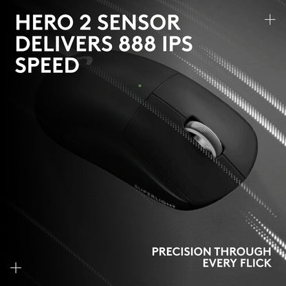 PRO X SUPERLIGHT 2 Wireless Gaming Mouse, 60G Pro-Grade with 5 Programmable Buttons, 44K DPI Sensor, 8Khz Report Rate, USB-C Charging for Pc/Mac - Black
