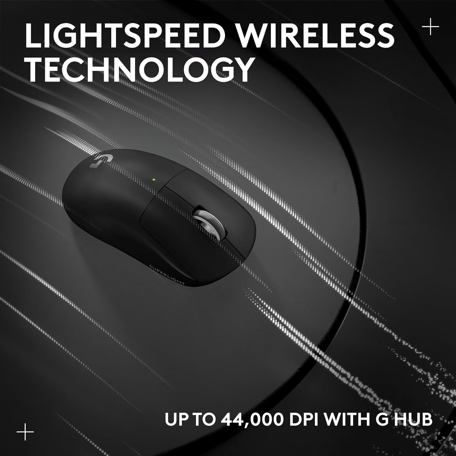 PRO X SUPERLIGHT 2 Wireless Gaming Mouse, 60G Pro-Grade with 5 Programmable Buttons, 44K DPI Sensor, 8Khz Report Rate, USB-C Charging for Pc/Mac - Black
