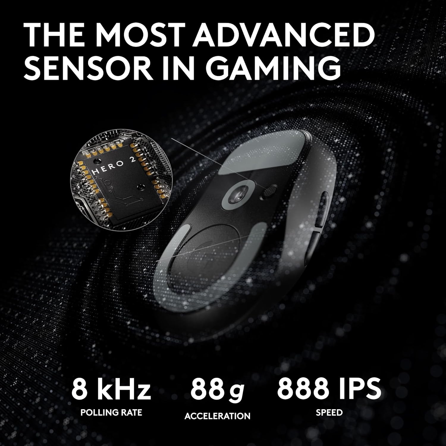 PRO X SUPERLIGHT 2 Wireless Gaming Mouse, 60G Pro-Grade with 5 Programmable Buttons, 44K DPI Sensor, 8Khz Report Rate, USB-C Charging for Pc/Mac - Black