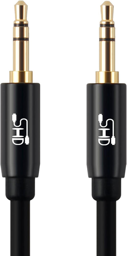 Aux Cable, 3.5Mm Audio Cable Aux for Car Auxiliary Audio Stereo Cable 3.5Mm Cord Premium Sound Dual Shielded with Gold Plated Connectors-6Feet…